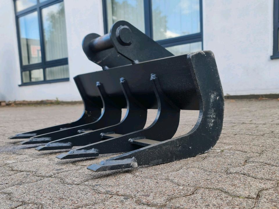 40 - 80cm Roderechen / Wurzelrechen / Dreizahn für MS03 1,8-3t – Bild 2