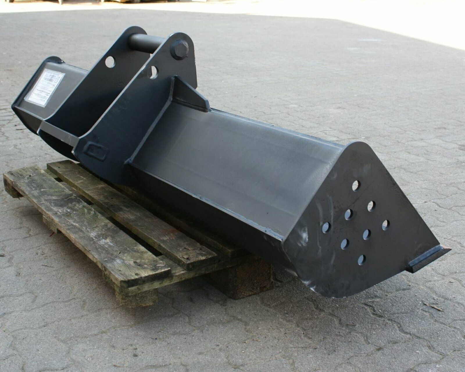 200cm starr Grabenräumlöffel Planierschaufel für MS08 – Bild 2