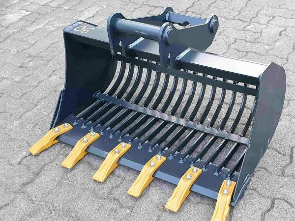 90cm Siebschaufel Sieblöffel Gitter MS03 MS03 SYMLOCK 2-4t