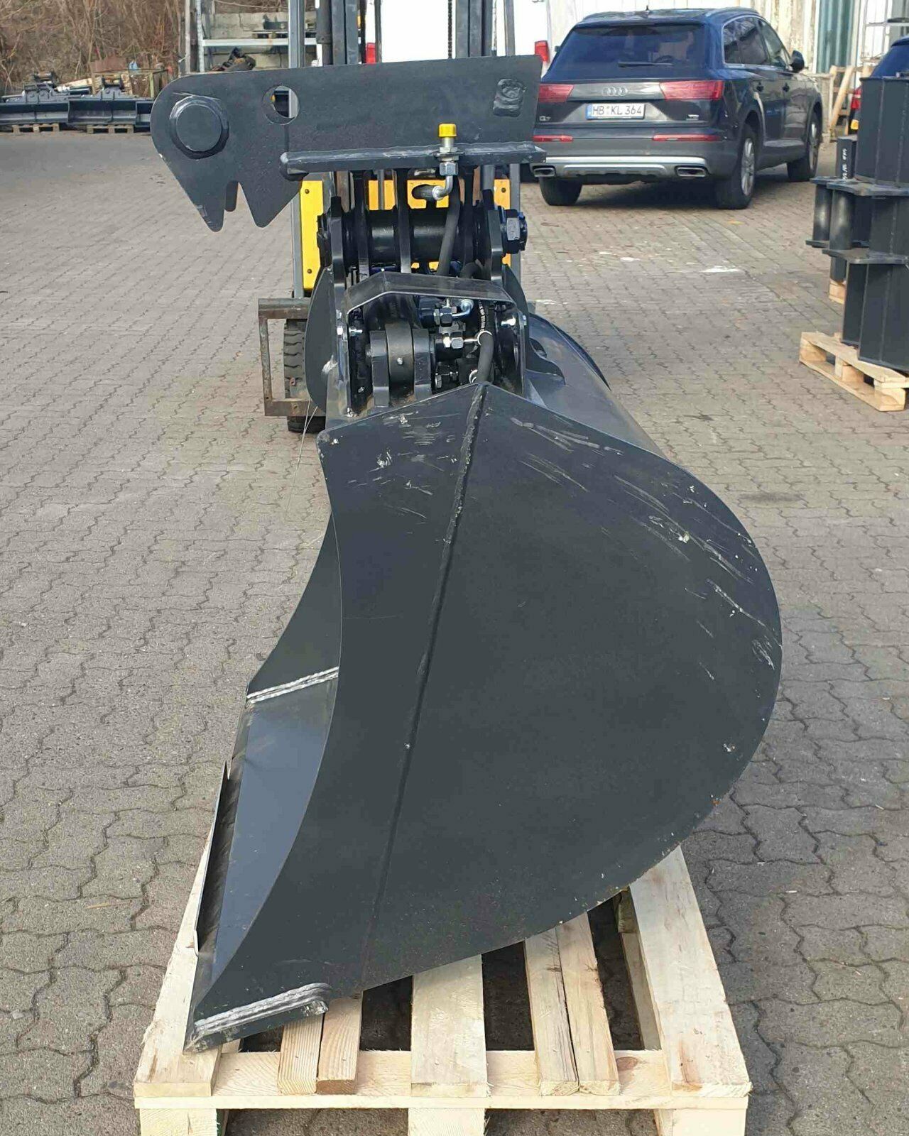 120cm Schwenk Tieflöffel Schwenklöffel MS08 8-12t